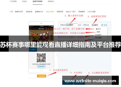苏杯赛事哪里能观看直播详细指南及平台推荐